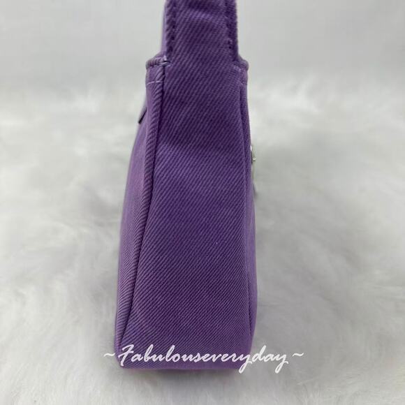 Coach Eliza Shoulder Bag In Denim/Silver/Iris CBR14 NWT - Picture 3 of 9